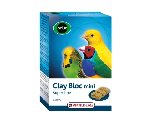 VERSELE LAGA - Orlux Clay Bloc Mini 540g - kostka gliniana dla małych ptaków